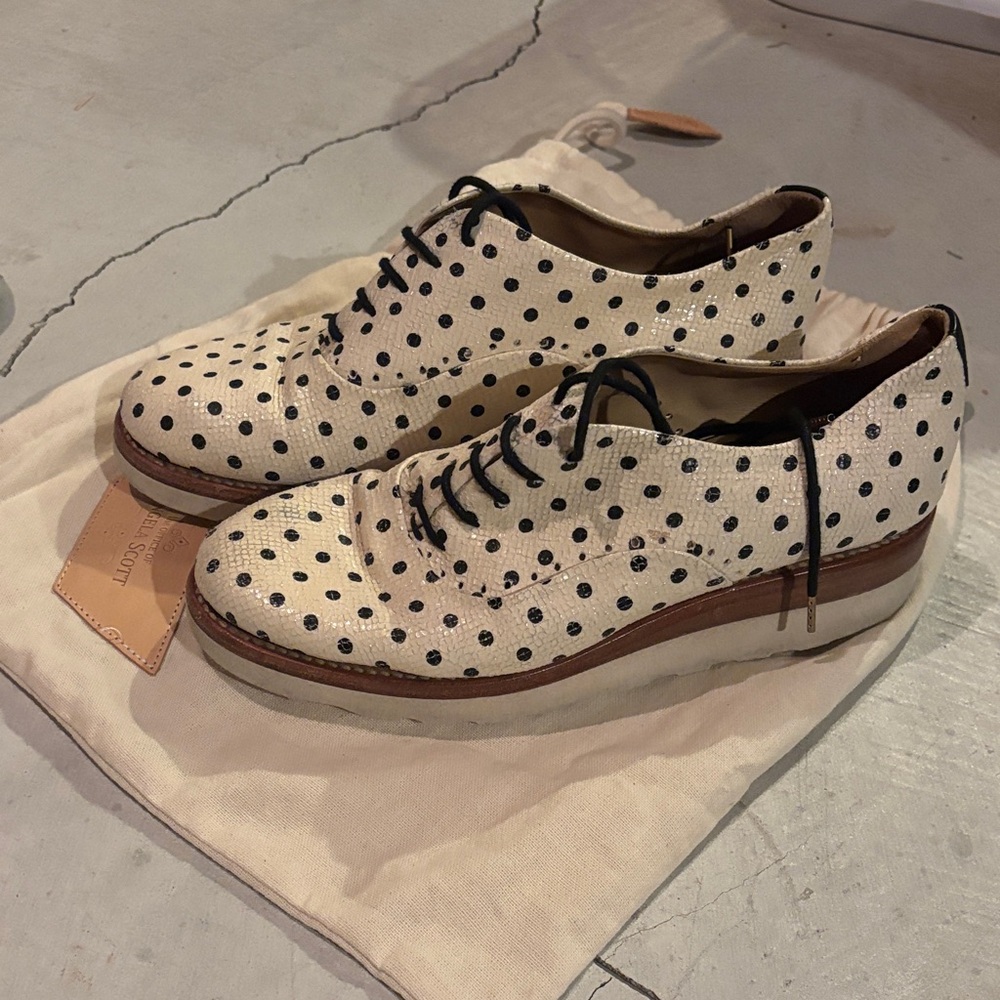 The Office of Angela Scott Polka Dot Women's Oxford Shoes